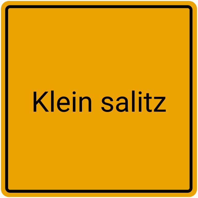 Meldebestätigung Klein Salitz